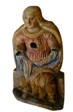 Sculpture, Reliquien - Madonna - 18. Jahrhundert - 39 cm -, Antiek en Kunst