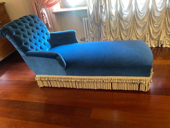 Chaise longue - Bois, Textile - chause longe primi 900, Antiek en Kunst, Antiek | Overige Antiek