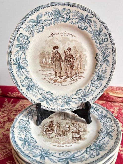 HB & Cie - Hippolyte Boulenger et Cie. - Service à dessert, Antiek en Kunst, Curiosa en Brocante