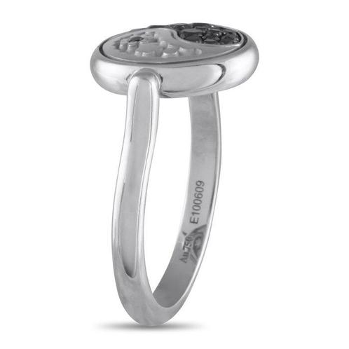 Carrera y Carrera - Bague - 18 carats Or blanc, Bague Yin, Handtassen en Accessoires, Ringen