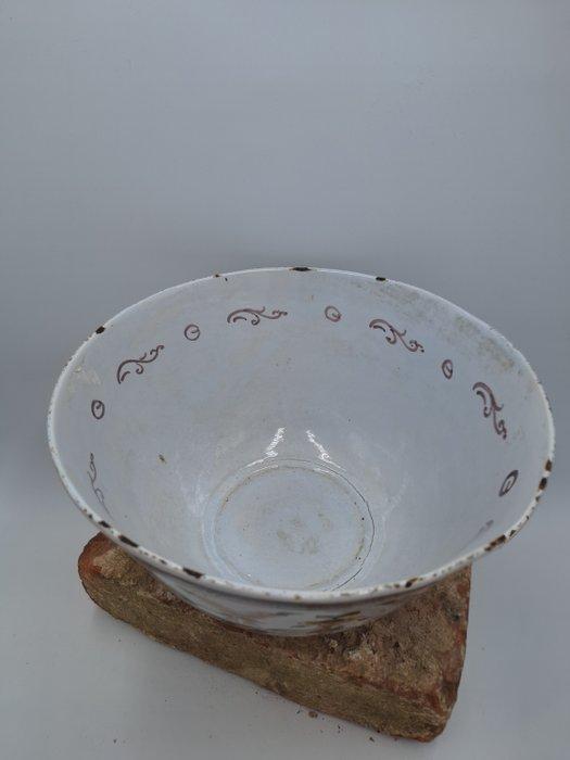Schaal - Aardewerk - Grote kom Delftse stijl, Antiek en Kunst, Antiek | Glaswerk en Kristal
