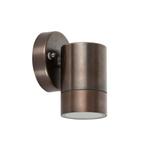 Wandverlichting modern Focus Muurlamp Brons, Tuin en Terras, Nieuw, Verzenden