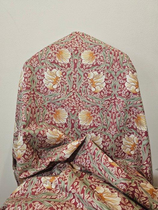 Stoffen William Morris Pimpernel Art Nouveau Bloemmotief, Antiek en Kunst, Antiek | Tapijten, Tafelkleden en Textiel