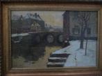 Willem Witsen (1860-1923) - Amsterdam Gracht in de Winter