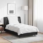 vidaXL Dekbed met kussen 2 pcs Wit Microvezel, Verzenden