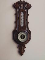 Thermometer - Glas, Hout, Metaal - /barometer;ruim 100 jaar, Antiek en Kunst