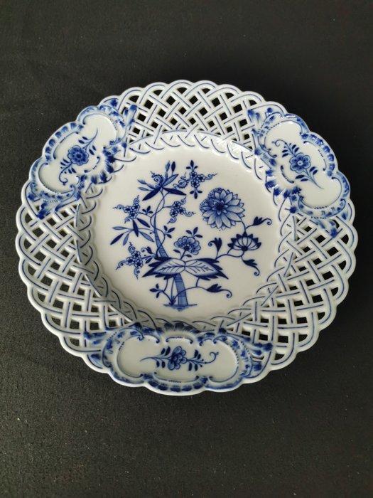 Meissen - Cipolla Blu - Piatto con bordo sfondato - D. 23cm, Antiek en Kunst, Antiek | Glaswerk en Kristal