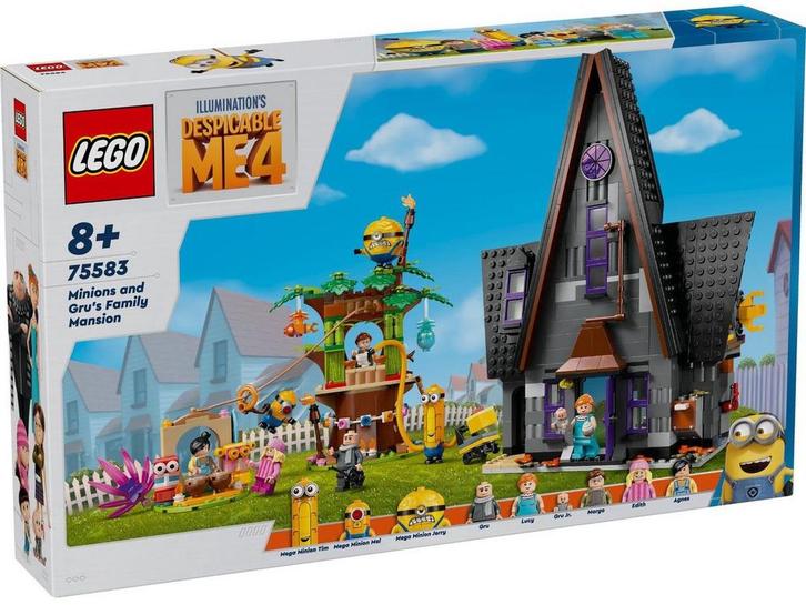 LEGO Verschrikkelijke ikke 4 - Huis van de Minions en Gru -, Kinderen en Baby's, Speelgoed | Bouwstenen, Zo goed als nieuw, Verzenden
