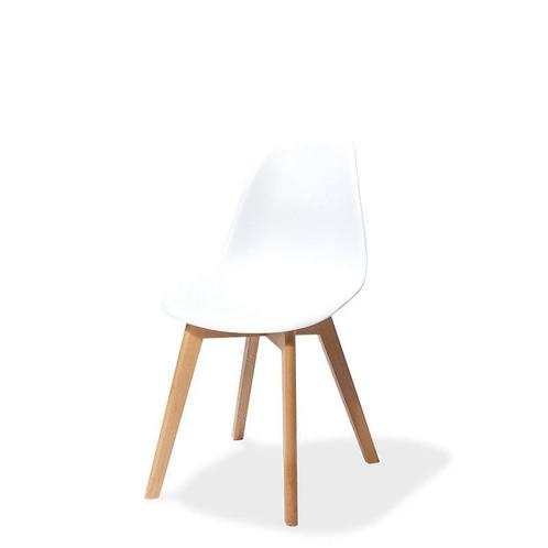 Stoel Keeve | Wit | Hout/Kunststof | Stapelbaar |, Zakelijke goederen, Horeca | Keukenapparatuur, Nieuw in verpakking, Verzenden