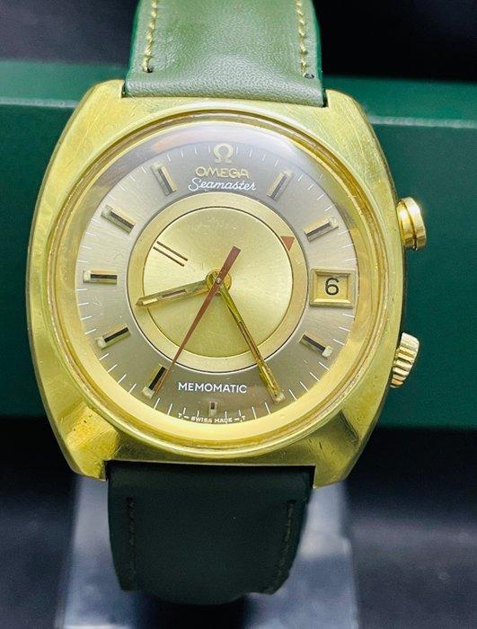 Omega - Seamaster Memomatic Gold Plated case 1970-1979 Men, Handtassen en Accessoires, Horloges | Heren