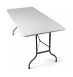 MaxxGarden Vouwtafel - Tuintafel - 244x74x74 cm - Wit, Tuin en Terras, Tuintafels, Ophalen of Verzenden, Nieuw