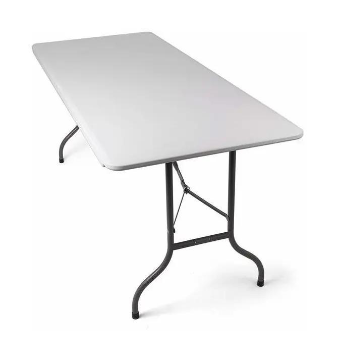 MaxxGarden Vouwtafel - Tuintafel - 244x74x74 cm - Wit, Tuin en Terras, Tuintafels, Nieuw, Ophalen of Verzenden