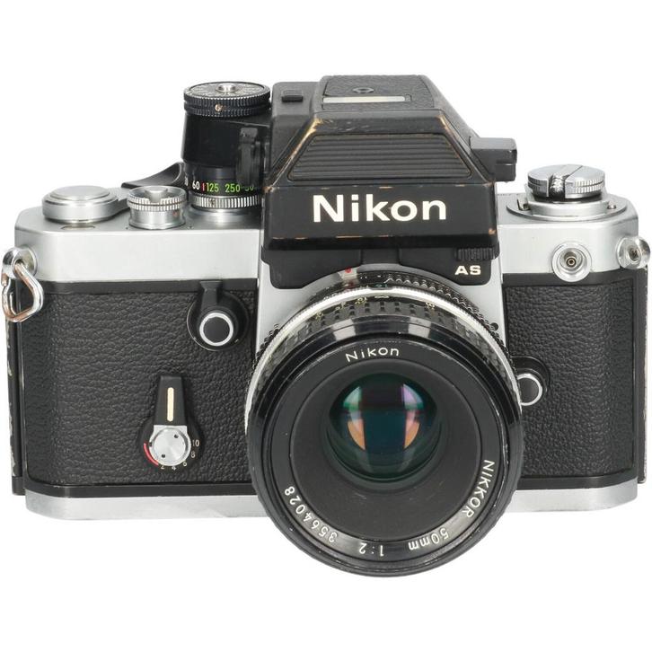 Tweedehands Nikon F2 Analoog met 50mm F/2 CM3827, TV, Hi-fi & Vidéo, TV, Hi-fi & Vidéo Autre, Enlèvement ou Envoi