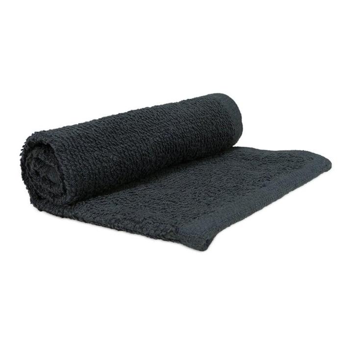 Gastendoekjes Zwart 30x30cm 100% Katoen - Treb SH, Huis en Inrichting, Badkamer | Badtextiel en Accessoires, Gastendoekje, Overige kleuren