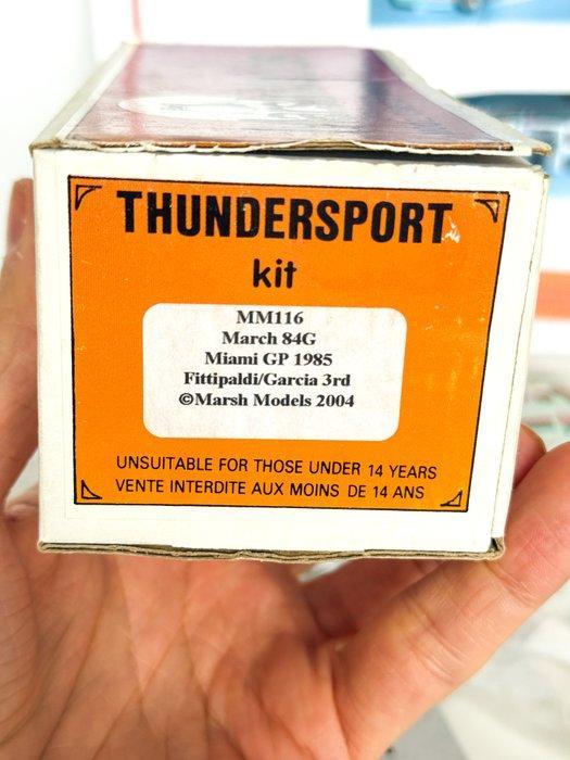 Marsh Models 1:43 - Modelauto - MM116 March 84G, Hobby en Vrije tijd, Modelauto's | 1:5 tot 1:12