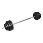 vidaXL Halter met gewichten 60 kg, Sport en Fitness, Verzenden, Nieuw