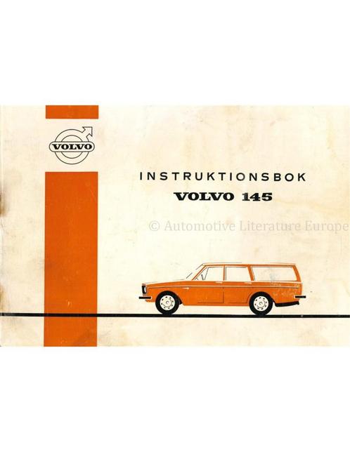 1970 VOLVO 145 INSTRUCTIEBOEKJE ZWEEDS, Auto diversen, Handleidingen en Instructieboekjes