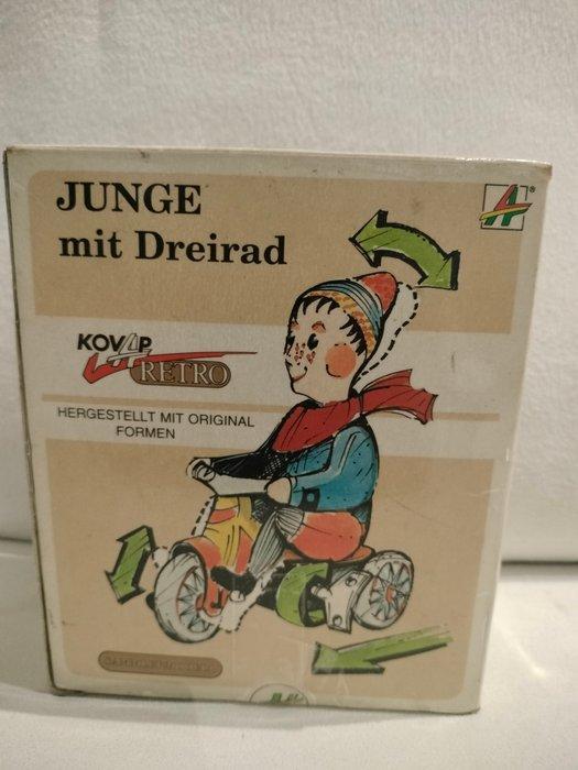 Kovap - Blikken speelgoed - Kovap Retro Boy On A Tricycle,, Antiek en Kunst, Antiek | Speelgoed