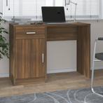 vidaXL Bureau met kast en lade 100x40x73 cm bewerkt hout, Huis en Inrichting, Verzenden, Nieuw