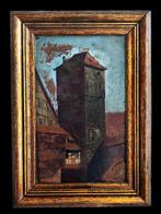 Ernst Fries (1801-1833), Kring van - Mittelalterlicher Turm