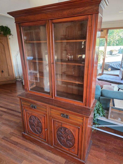 Vitrinekast (2) - Hout, Antiek en Kunst, Kunst | Designobjecten