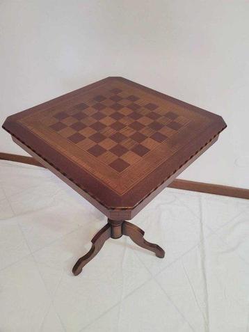 Schaaktafel - Biedermeier schaakbord, ingelegd, 20e eeuw, beschikbaar voor biedingen