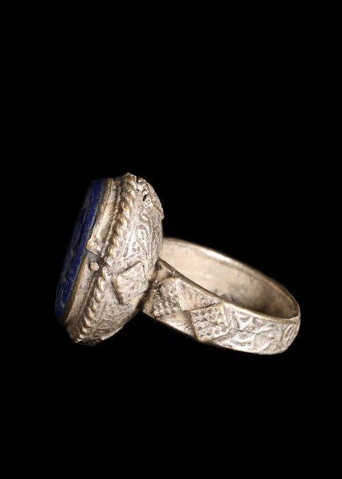 Islamitische Ottomaanse/Bedoeïenenstijl zilveren metaal Ring, Antiek en Kunst, Antiek | Overige Antiek