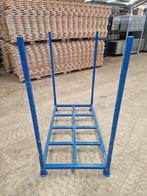 Stapelrek 1395x800xH1500mm blauw gebruikt, Ophalen of Verzenden