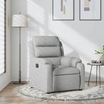 vidaXL Relaxfauteuil lichtgrijze stof, Verzenden, Nieuw