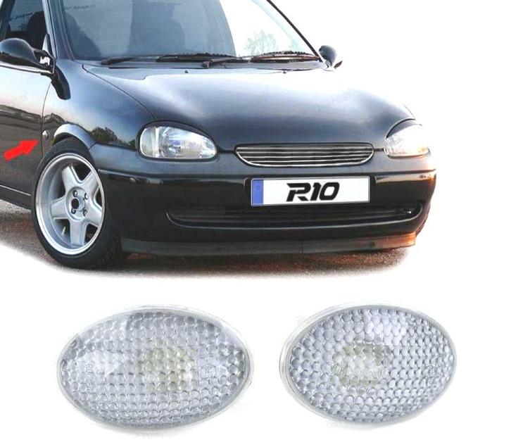 CLIGNOTANTS LATÉRAUX ASTRA F CORSA B C 94-98 NOIR, Auto-onderdelen, Verlichting, Verzenden