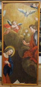 German School (XVIII) - Verkündigung - NO RESERVE, Antiek en Kunst