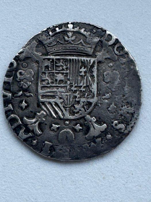 Nederland, Brabant (Hertogdom) Filips II. 1/5 Filipsdaalder, Timbres & Monnaies, Monnaies | Pays-Bas