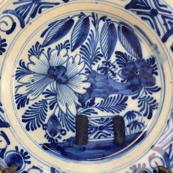 Assiette - Faïence - Assiette ancienne en faïence de Delft