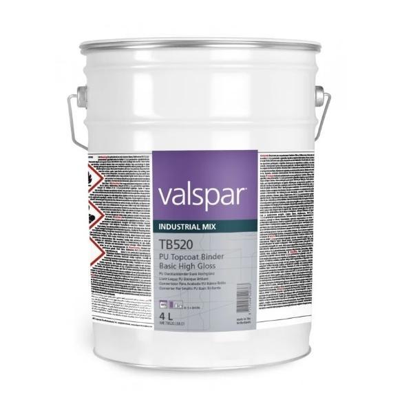 4L TB520 PU Topcoat binder high gloss Valspar VIM, Autos : Divers, Outils de voiture, Envoi