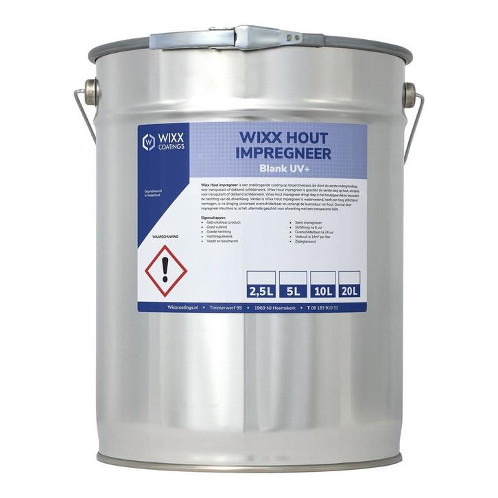 Wixx Hout Impregneer UV+ 2.5L, Doe-het-zelf en Bouw, Verf, Beits en Lak, Nieuw, Verzenden