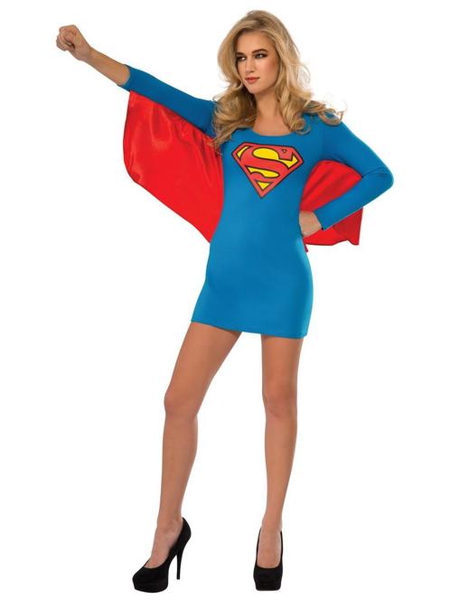 Supergirl Kostuum Dames, Kleding | Dames, Carnavalskleding en Feestkleding, Nieuw, Verzenden