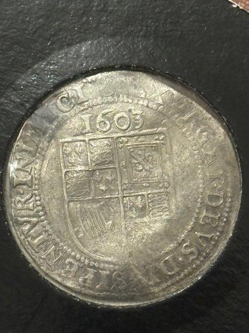 Engeland. James I (1603-1625). 6 Pence 1603 (Zonder, Postzegels en Munten, Munten | Europa | Niet-Euromunten