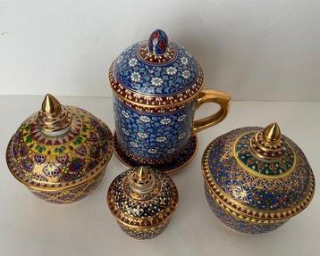 Pot (5) - Porcelaine - Theebeker - Benjarong