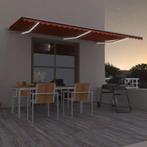 vidaXL Luifel automatisch met LED windsensor 600x350 cm, Tuin en Terras, Verzenden, Nieuw