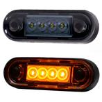 LED markeerlicht voor vlakke montage en buismontage ORANJE, Auto-onderdelen, Ophalen of Verzenden, Nieuw