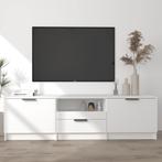 vidaXL Tv-meubel wit 140x35x40 cm bewerkt hout, Verzenden, Nieuw