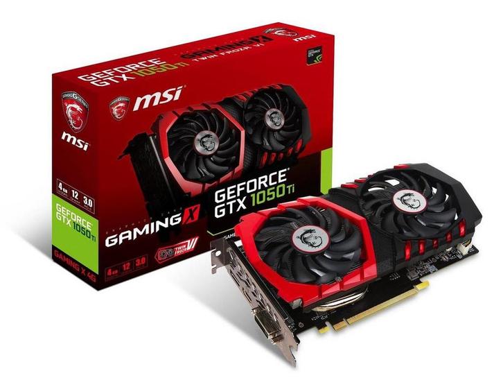 MSI GeForce GTX 1050 Ti Gaming X 4G - Grafische kaart - 4 GB, Informatique & Logiciels, Cartes vidéo, Envoi
