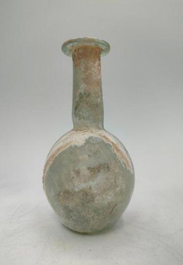Romain antique Bouteille en verre 12,50 cm.