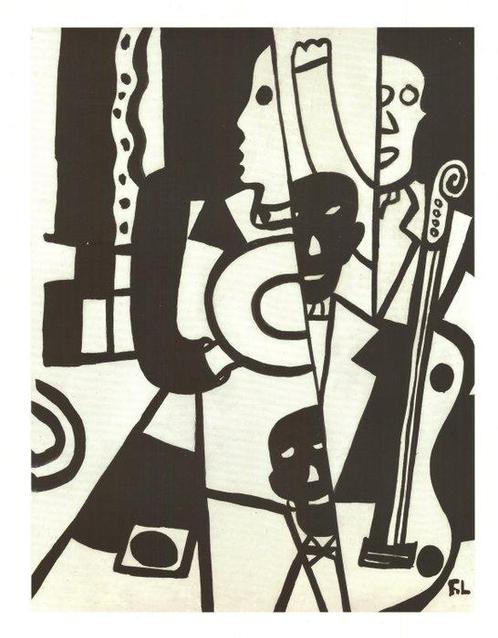 Fernand Léger (1881-1955), daprès - Jazz, Antiquités & Art, Antiquités | Autres Antiquités