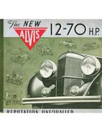 1938 ALVIS 12-70 BROCHURE ENGELS, Nieuw