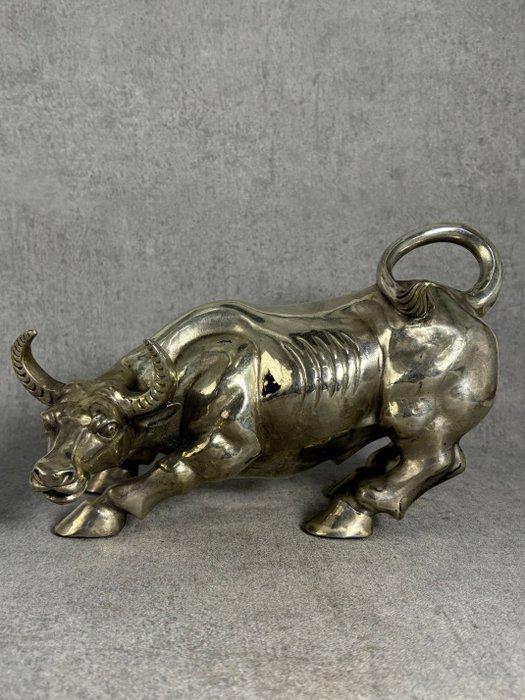Wall Street Stier 26 cm / 3 kg - Brons - Eind 20e eeuw, Antiek en Kunst, Curiosa en Brocante