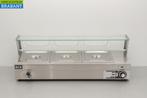 HCB RVS Bain marie 3 x 1/2 GN 95 cm 230V Horeca, Ophalen of Verzenden, Nieuw in verpakking
