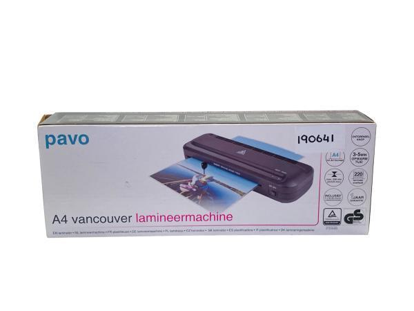 Veiling - Pavo | A4 Vancouver Lamineermachine (8009466), Computers en Software, Labelprinters, Gebruikt