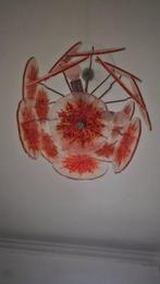 Lampe à suspendre - Murano, Acier - lustre disco rouge