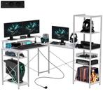 TRUUSK L-Vorm Gaming Bureau Met Monitorstandaard - Stopconta, Huis en Inrichting, Verzenden, Nieuw